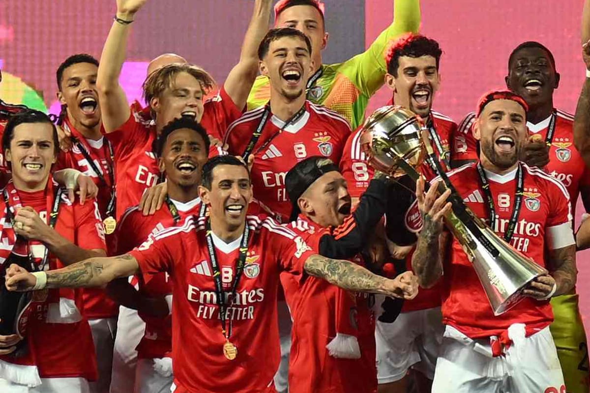 Angel Di María y Nicolás Otamendi no se cansan de ganar títulos: ahora ganaron la Copa de la Liga de Portugal