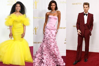 Angela Bassett, Zendaya y Austin Butler en los SAG
