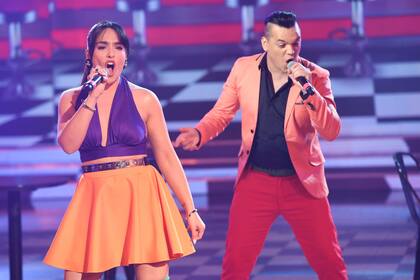 Ángela Leiva y Brian Lanzelotta