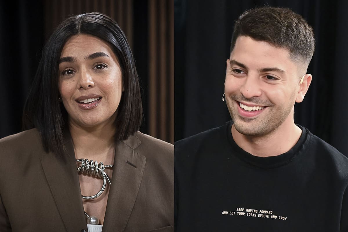 Ángela Leiva y Gastón Edul