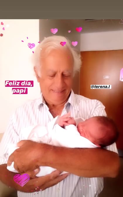 Ángela Lerena le dedicó un saludo a su papá.