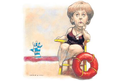 Angela Merkel, 2011. El autor fue reconocido con el premio SIP