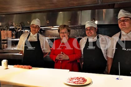 Angela Merkel en la parilla Don Julio