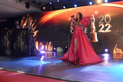 Ángela Navarro, encargada del momento musical de la noche