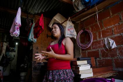 Ángeles Parindari. "Tuvimos muchas enfermedades respiratorias e infecciones" "No se vive bien cerca del Riachuelo porque hay ratas, lagartijas, víboras. Tuvimos muchas enfermedades respiratorias, sobre todo los chicos, y también infecciones", relata Ángeles Parindari, que vive e