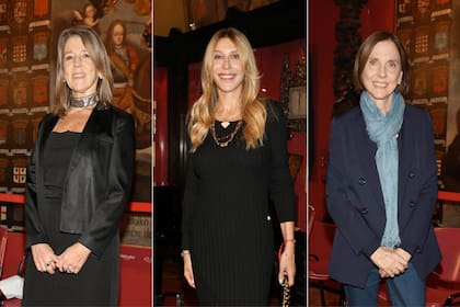 Ángeles Zorreguieta, Amalia Amoedo y Silvina Chediek