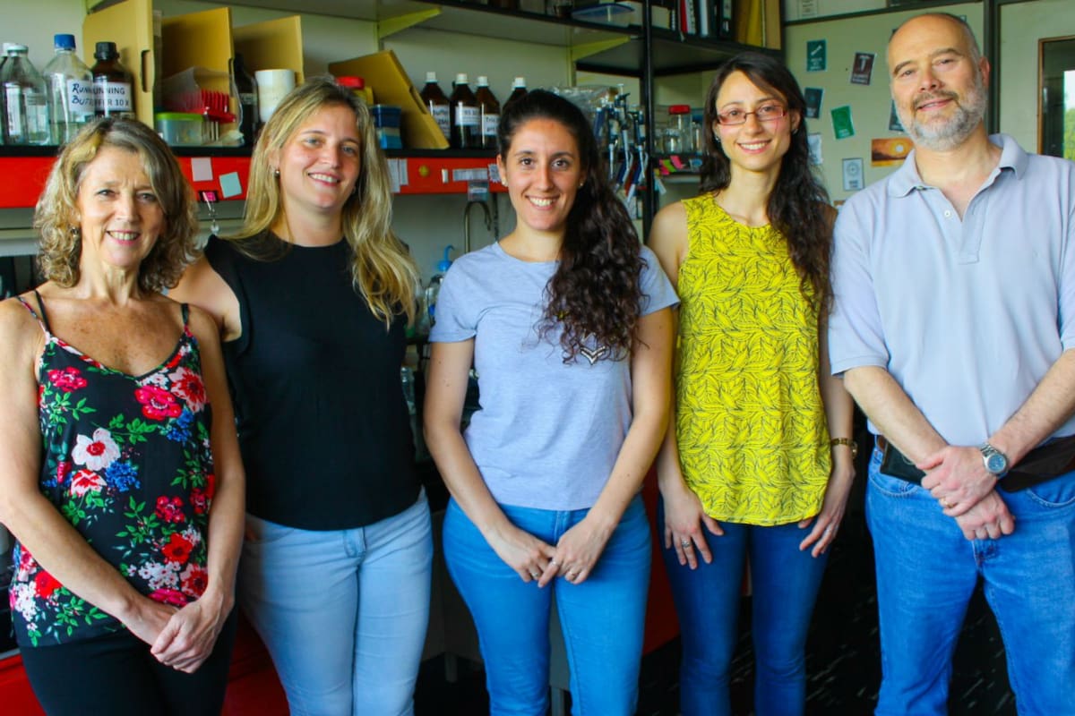 Angeles Zorreguieta, Mariana Ferrero, Florencia Muñoz González, Gabriela Sycz y Pablo Baldi