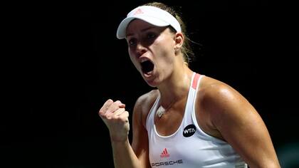 Angelique Kerber festejó su segundo triunfo en el Masters