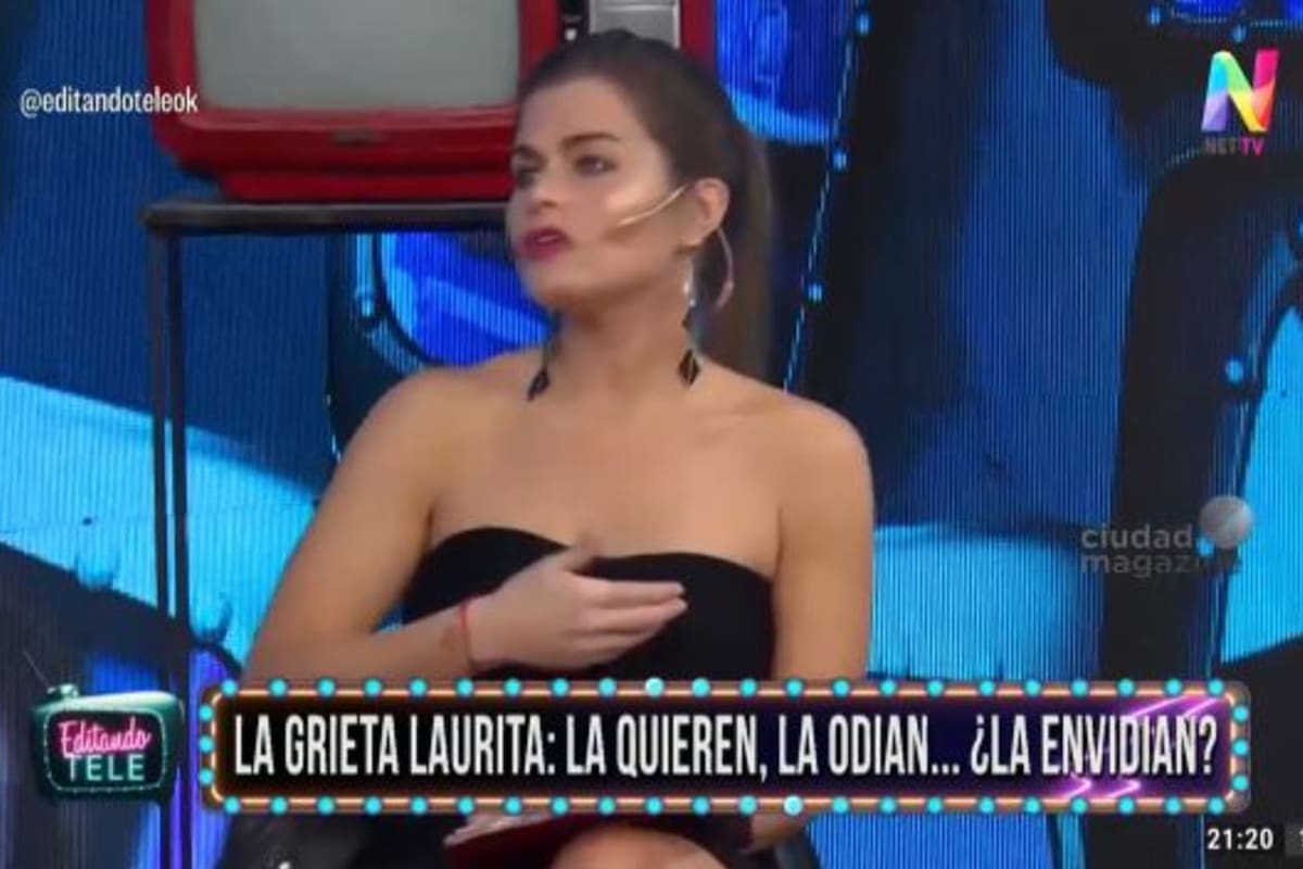 Angie Balbiani en Editando Tele por Net Tv. Fuente: Captura de pantalla