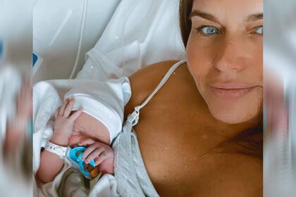 Angie Balbiani fue mamá de Cósimo y compartió la alegría en Instagram