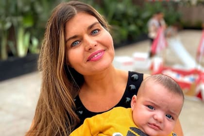 Angie Balbiani se convirtió en madre de Cósimo hace casi cuatro meses