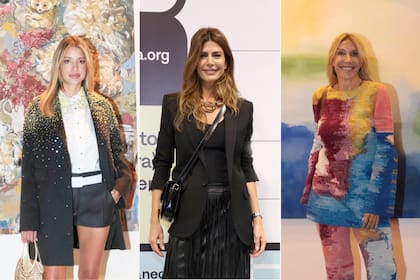 Angie Landaburu, Juliana Awada y Amalia Amoedo
