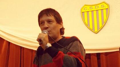 Aníbal Campanini es el presidente de Dock Sud acusado