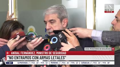 Aníbal Fernández avaló el desalojo en Villa Mascardi: “Hay delitos de usurpación y otros comunes”