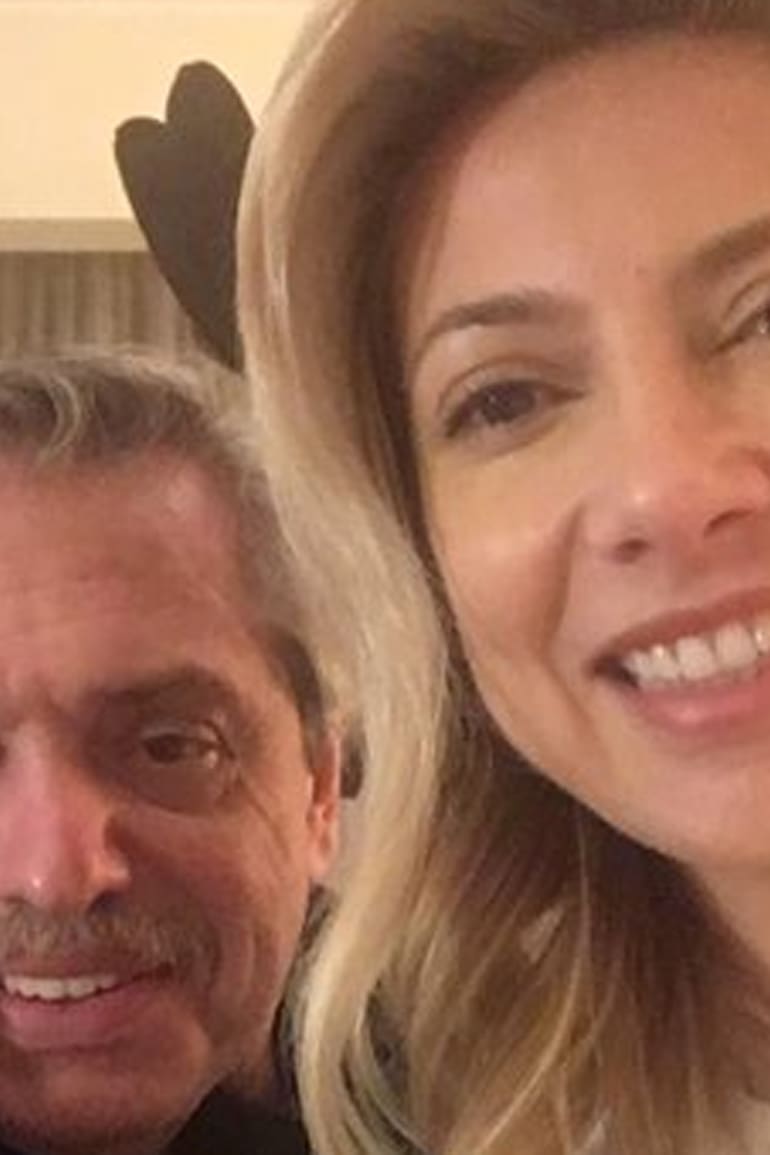 Aníbal Fernández junto a su novia Fabiola Yañez
