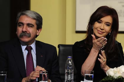 Aníbal Fernández y Cristina Kirchner