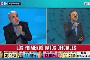 Aníbal Fernández y Gustavo Sylvestre discutieron sobre la derrota oficialista en las PASO