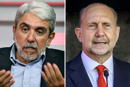 Aníbal Fernández y Omar Perotti