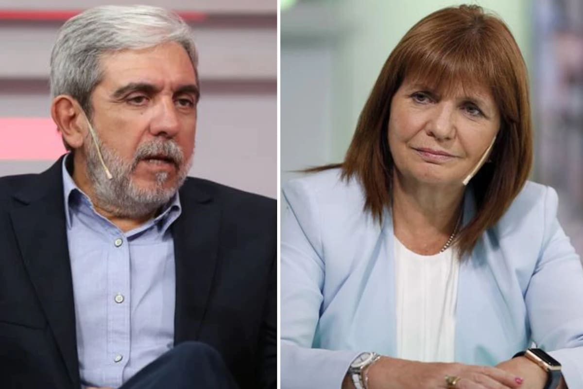 Aníbal Fernández y Patricia Bullrich