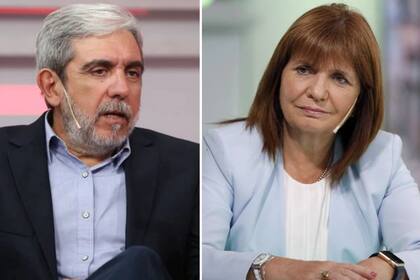 Aníbal Fernández y Patricia Bullrich