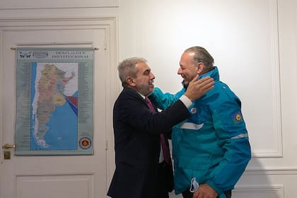 Aníbal Fernández y Sergio Berni