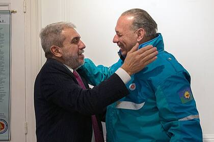 Aníbal Fernández y Sergio Berni