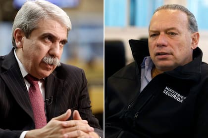 Anibal Fernandez y Sergio Berni