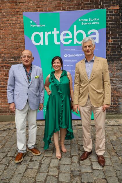 Anibal Jozami, Larisa Andreani y Guillermo Tempesta