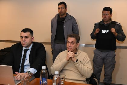 Aníbal Lotocki y su abogado