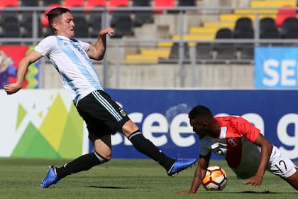 Aníbal Moreno, entre los mejores del seleccionado Sub 20 en Chile