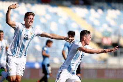 Aníbal Moreno marcó el primer gol frente a Uruguay