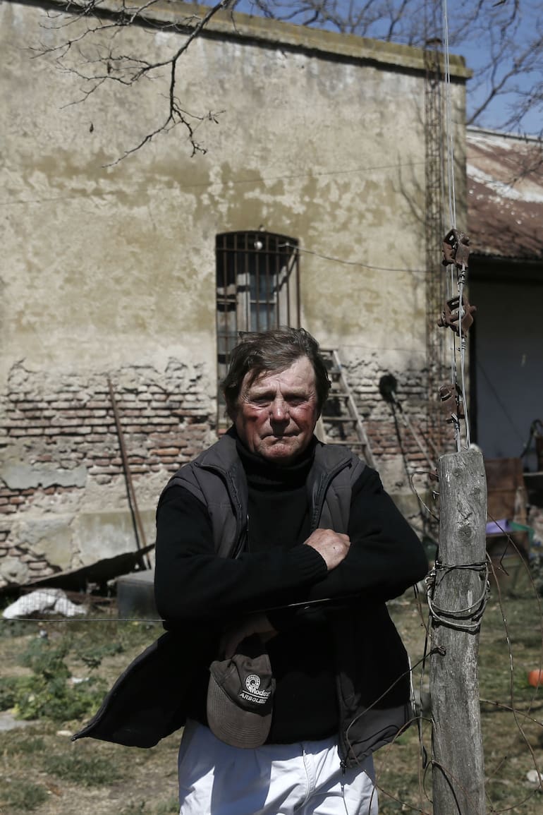 Anibal Zorn, el único habitante estable de Mapis