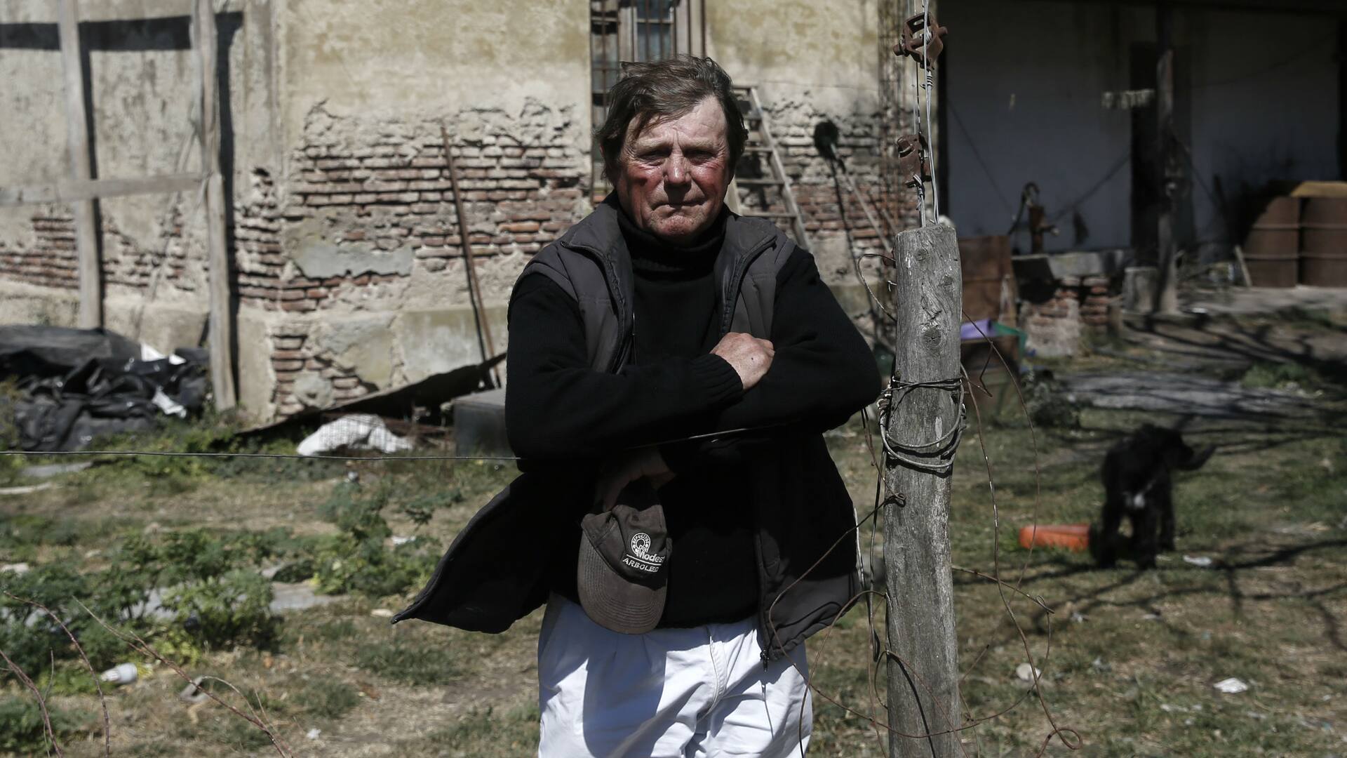 Anibal Zorn, el único habitante estable de Mapis
