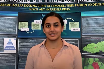 Anika Chebrolu tiene 14 años y ganó esta semana el concurso 3M Young Scientist Challenge por su descubrimiento: un compuesto que puede acoplarse al coronavirus, inhibiendo su capacidad para infectar a las personas
