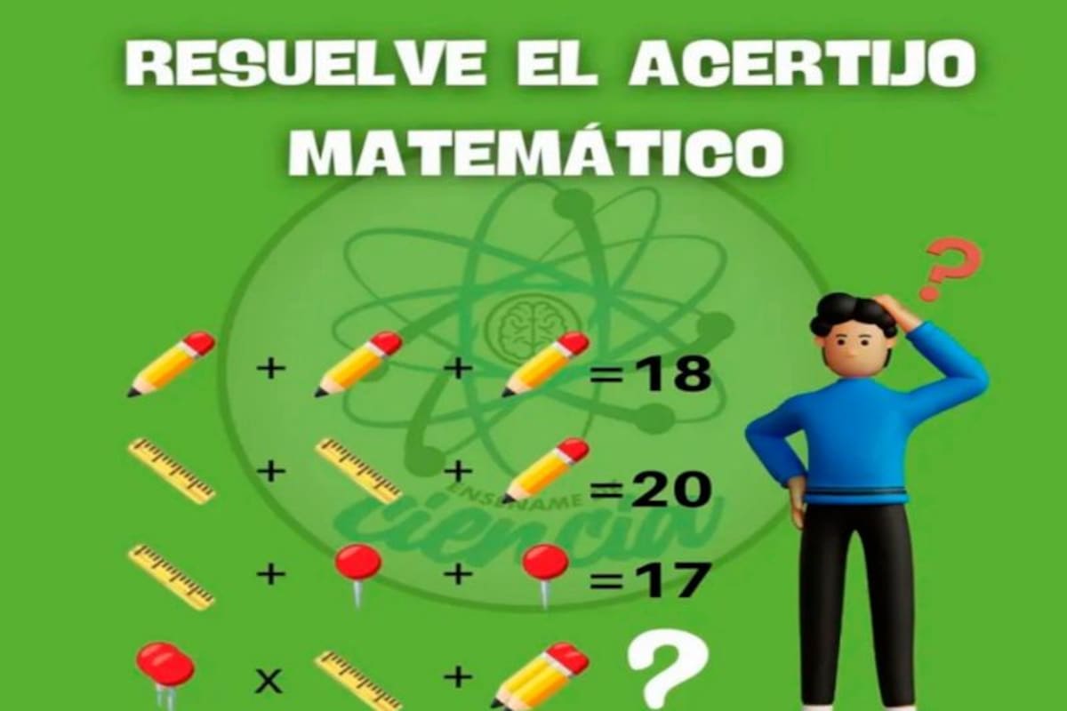 Animate a resolver el acertijo matemático en un minuto