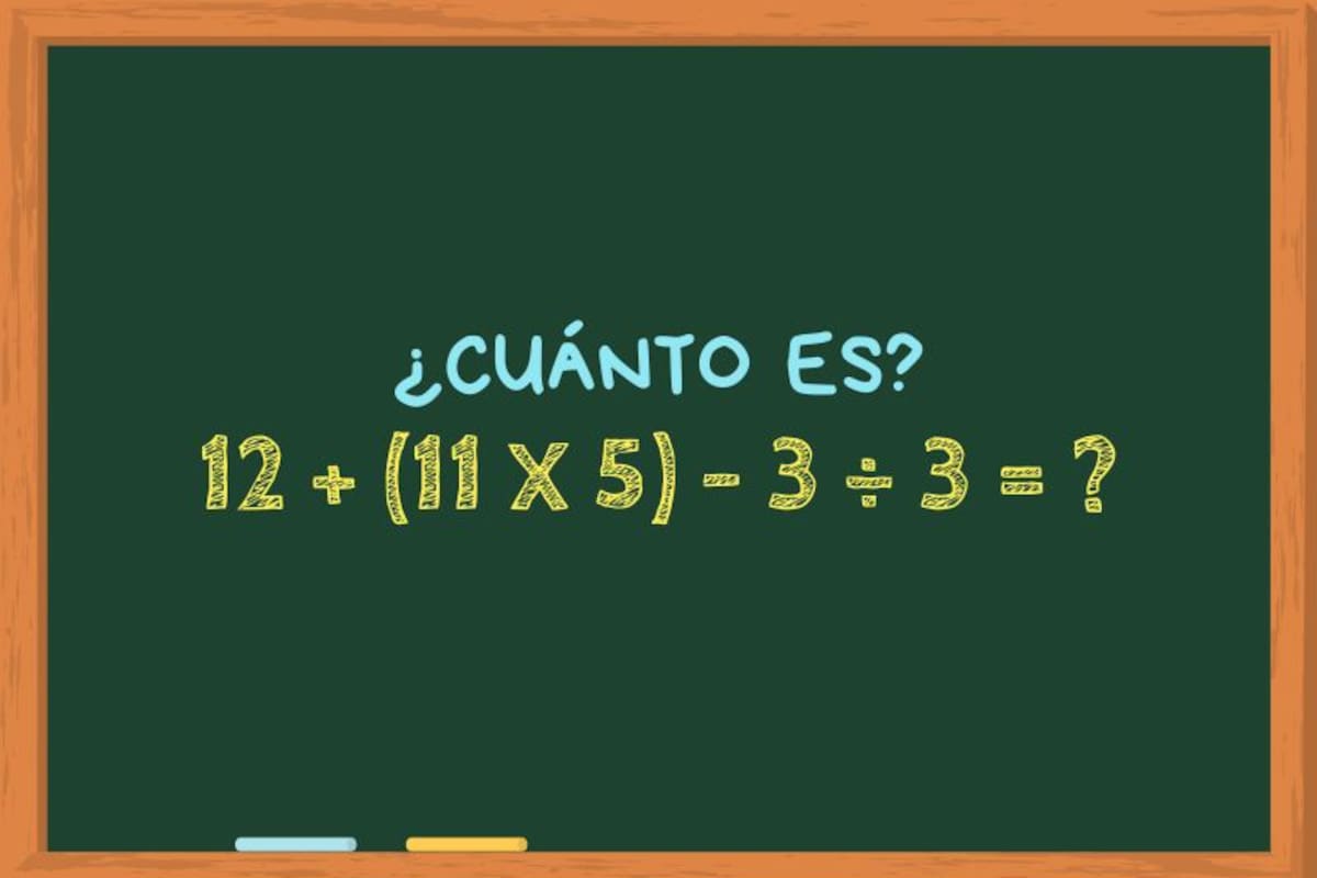 Animate a resolver esta ecuación matemática en seis segundos y poné a prueba todo tu conocimiento