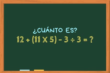 Animate a resolver esta ecuación matemática en seis segundos y poné a prueba todo tu conocimiento