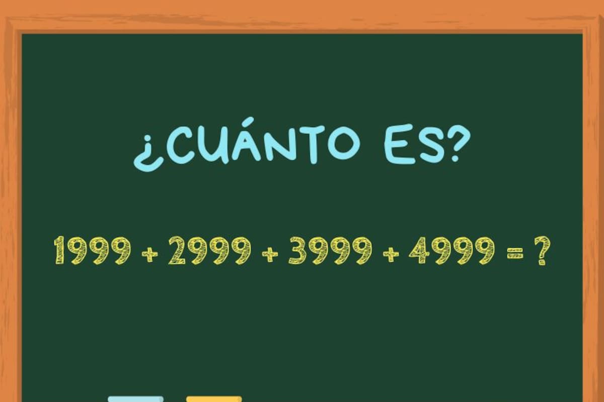 Animate a resolver este cálculo matemático en 20 segundos y poné a prueba todos tus conocimientos