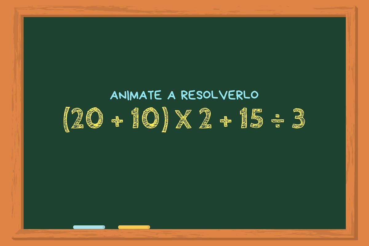Animate a resolver este cálculo matemático en 20 segundos y poné a prueba todos tus conocimientos