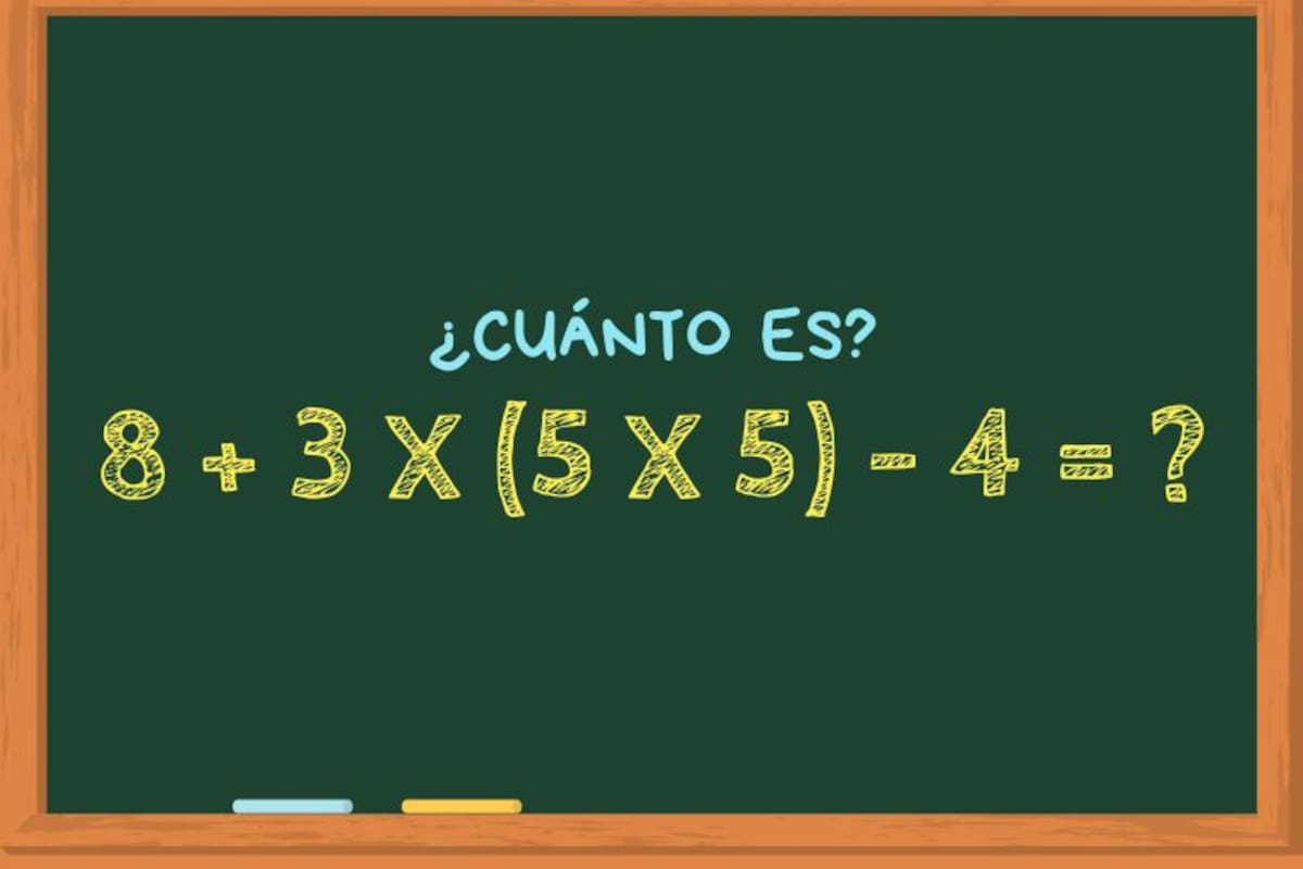 Animate a resolver este cálculo matemático en 30 segundos y poné a prueba todos tus conocimientos