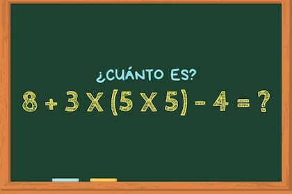 Animate a resolver este cálculo matemático en 30 segundos y poné a prueba todos tus conocimientos