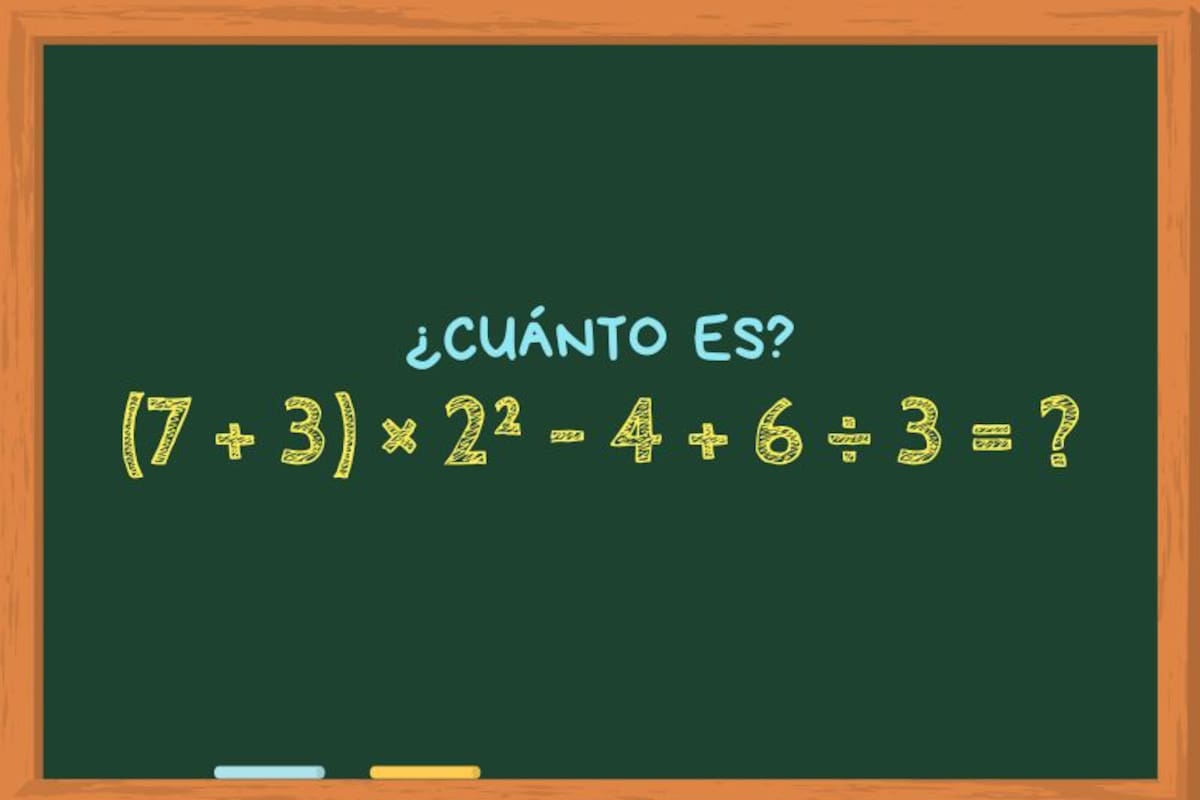 Animate a resolver este cálculo matemático en 30 segundos y poné a prueba todos tus conocimientos