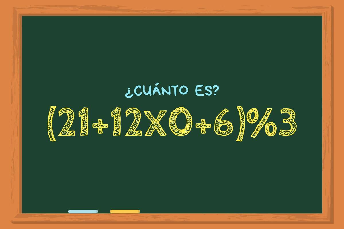 Animate a resolver este cálculo matemático en menos de un minuto y poné a prueba todos tus conocimientos