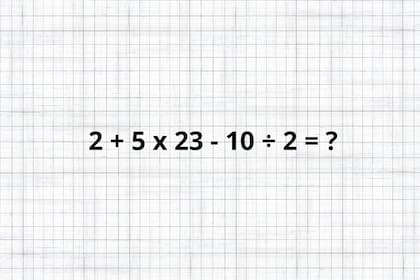 Animate a resolver este cálculo matemático en tan solo 20 segundos