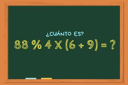 Animate a resolver este cálculo matemático en un minuto y poné a prueba tu inteligencia