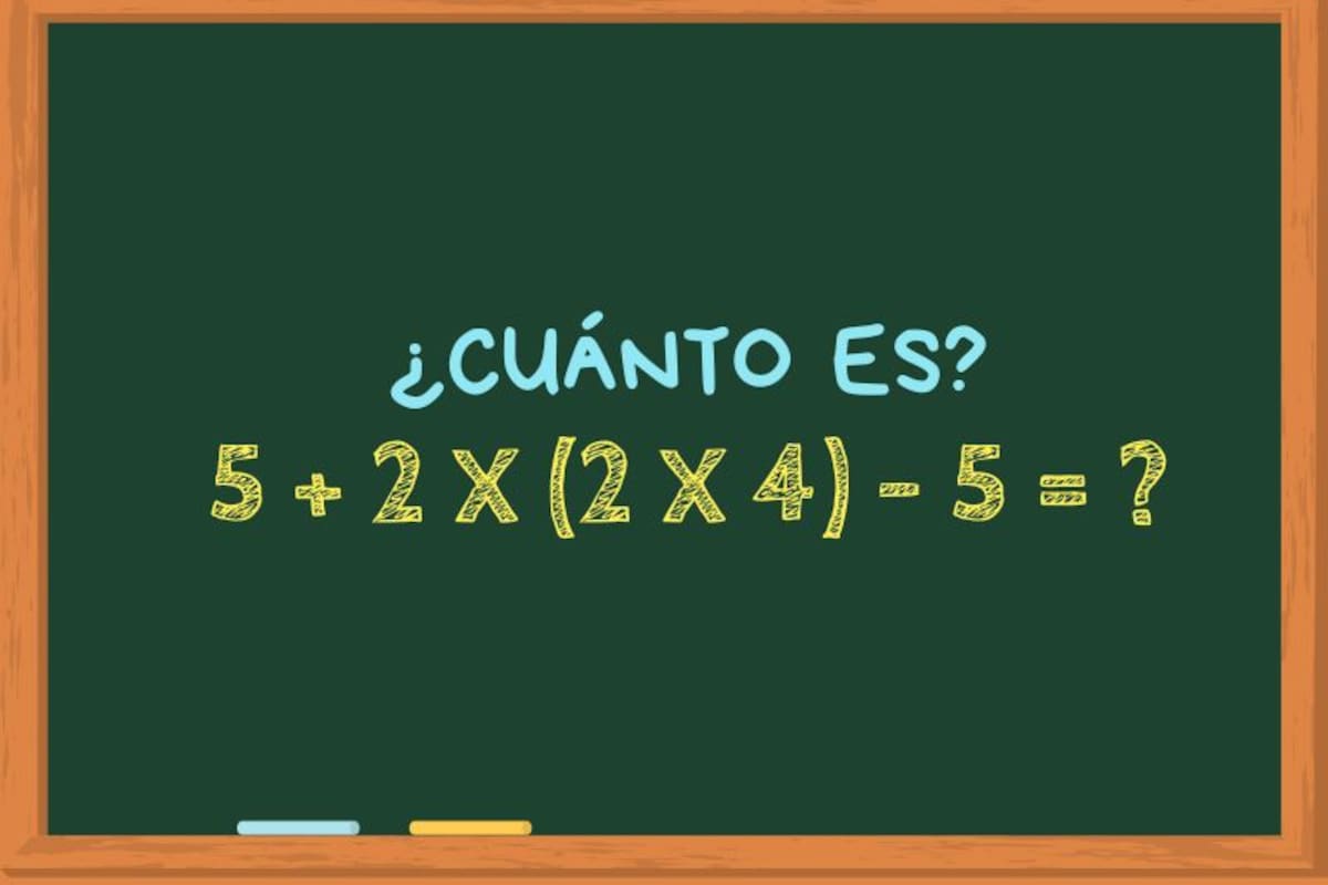Animate a resolver este cálculo matemático y compartilo con tus amigos para desafiarlos