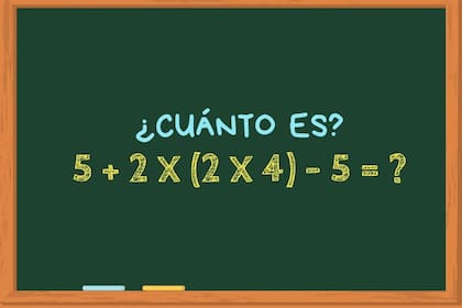 Animate a resolver este cálculo matemático y compartilo con tus amigos para desafiarlos