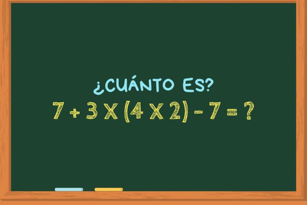 Animate a resolver este cálculo matemático y compartilo con tus amigos y familiares para desafiarlos