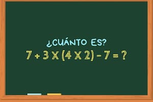 Animate a resolver este cálculo matemático y compartilo con tus amigos y familiares para desafiarlos