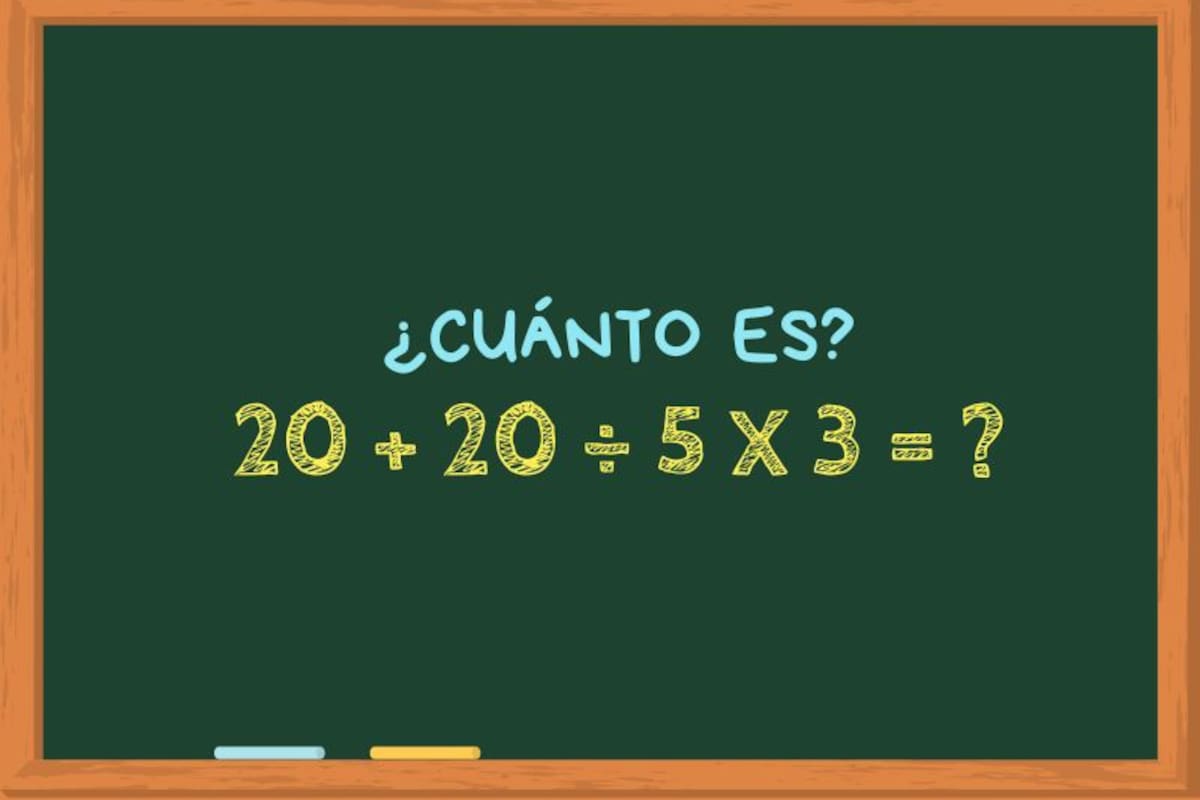 Animate a resolver este ejercicio en menos de 40 segundos y poné a prueba tu agilidad mental